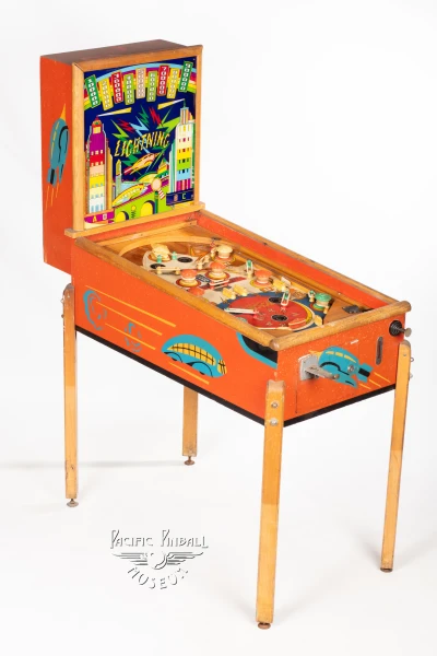 lightning-1163-34.jpg pinball machine - Preview image showing playfield artwork and design details