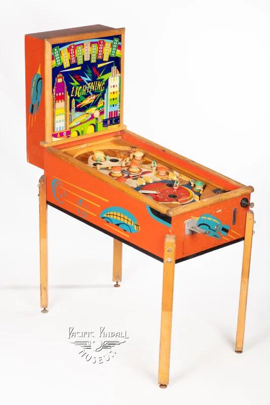 lightning-1163-34.jpg pinball machine - Preview image showing playfield artwork and design details