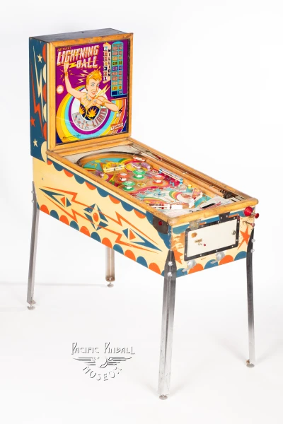 lightning-ball-388-34.jpg pinball machine - Preview image showing playfield artwork and design details