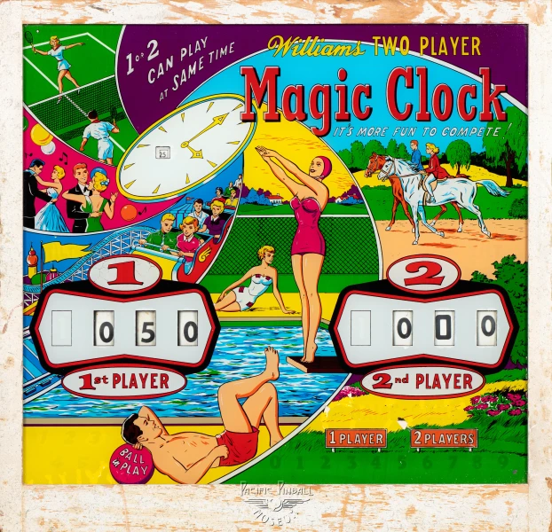 magic-clock-1145-bg.jpg pinball machine - Preview image showing playfield artwork and design details