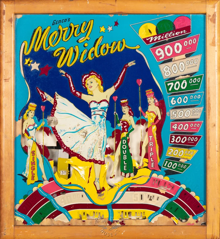 merry-widow-1538-bg.jpg pinball machine - Preview image showing playfield artwork and design details
