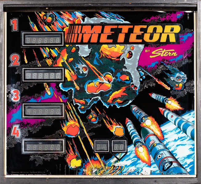 meteor-567-bg.jpg pinball machine - Preview image showing playfield artwork and design details