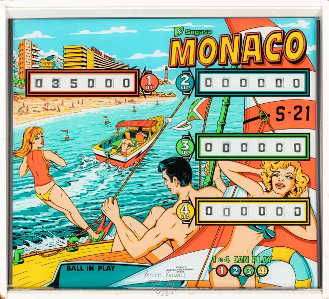 monaco-811-bg.jpg pinball machine - Preview image showing playfield artwork and design details