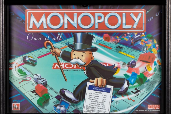 monopoly-1208-bg.jpg pinball machine - Preview image showing playfield artwork and design details