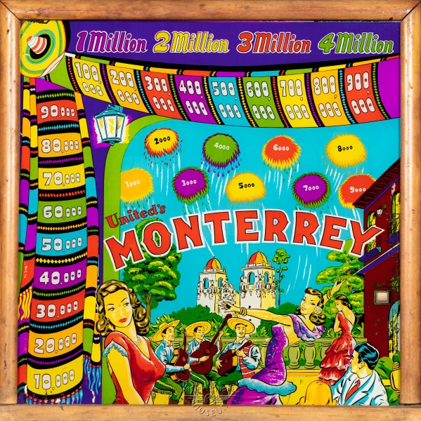 monterrey-1413-bg.jpg pinball machine - Preview image showing playfield artwork and design details