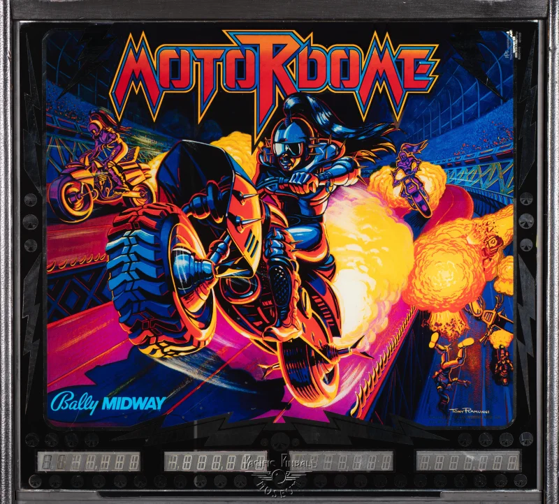 motordome-593-bg.jpg pinball machine - Preview image showing playfield artwork and design details