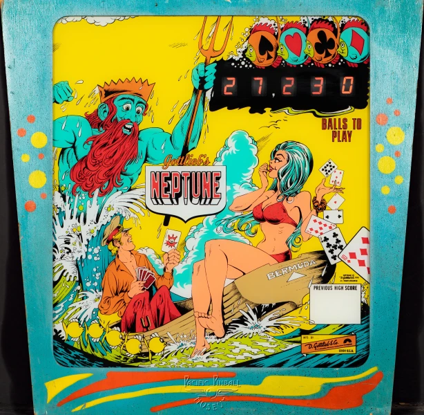 neptune-541-bg.jpg pinball machine - Preview image showing playfield artwork and design details