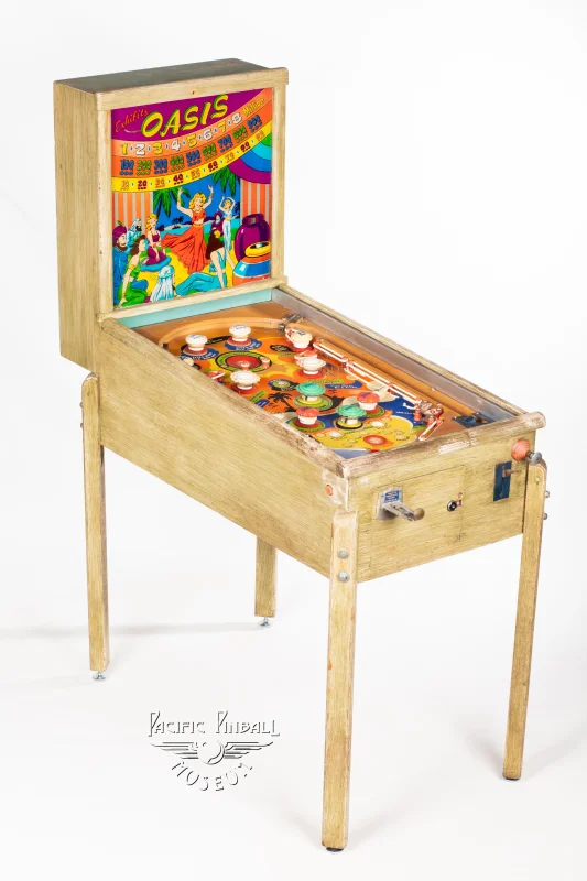 oasis-1659-34.jpg pinball machine - Preview image showing playfield artwork and design details
