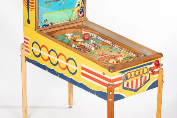 olympics-274-34.jpg pinball machine - Preview image showing playfield artwork and design details