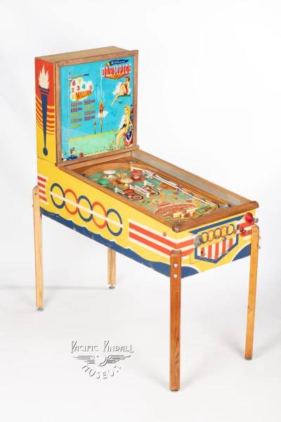 olympics-274-34.jpg pinball machine - Preview image showing playfield artwork and design details