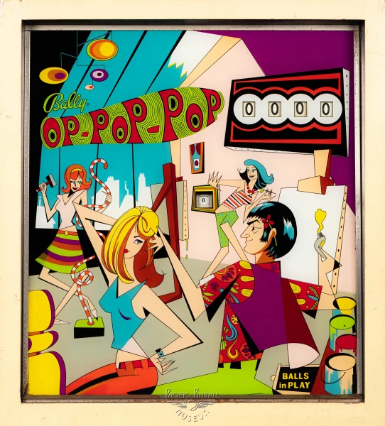 op-pop-pop-828-bg.jpg pinball machine - Preview image showing playfield artwork and design details