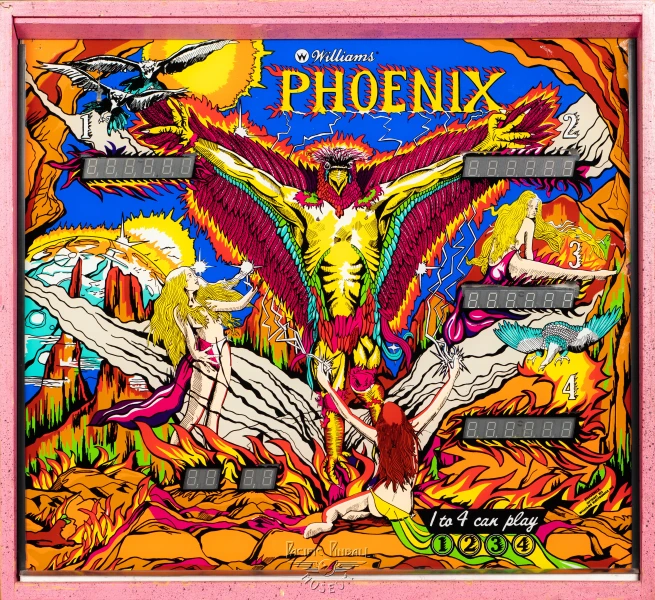 phoenix-1037-bg.jpg pinball machine - Preview image showing playfield artwork and design details