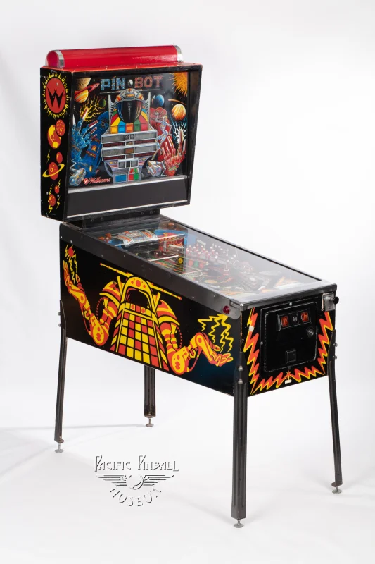 pin-bot-938-34.jpg pinball machine - Preview image showing playfield artwork and design details