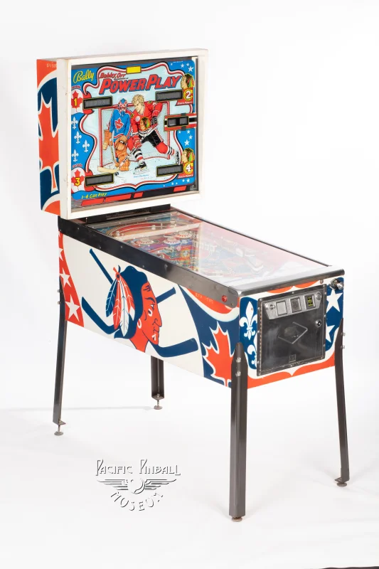 power-play-1565-34.jpg pinball machine - Preview image showing playfield artwork and design details