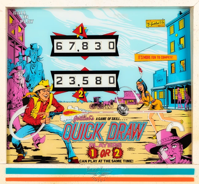 quick-draw-1157-bg.jpg pinball machine - Preview image showing playfield artwork and design details