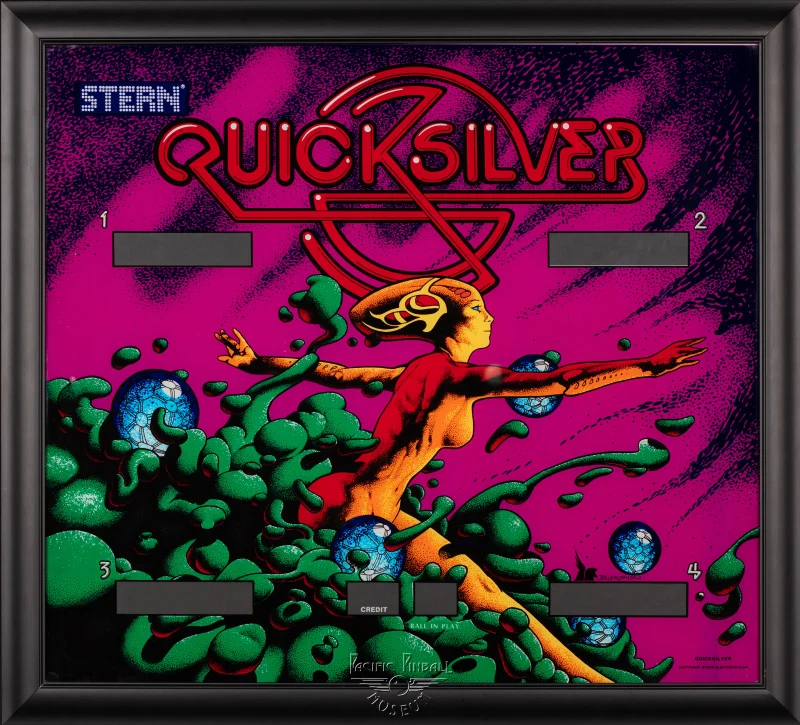 quicksilver-artwork-bg.jpg pinball machine - Preview image showing playfield artwork and design details