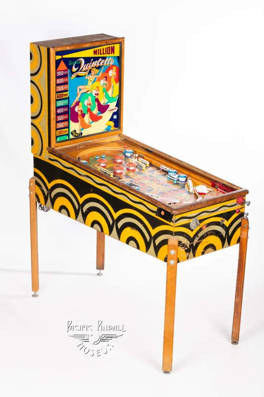 quintette-321-34.jpg pinball machine - Preview image showing playfield artwork and design details