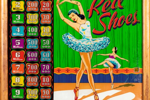 red-shoes-1341-bg.jpg pinball machine - Preview image showing playfield artwork and design details