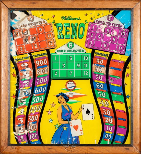 reno-1584-bg.jpg pinball machine - Preview image showing playfield artwork and design details