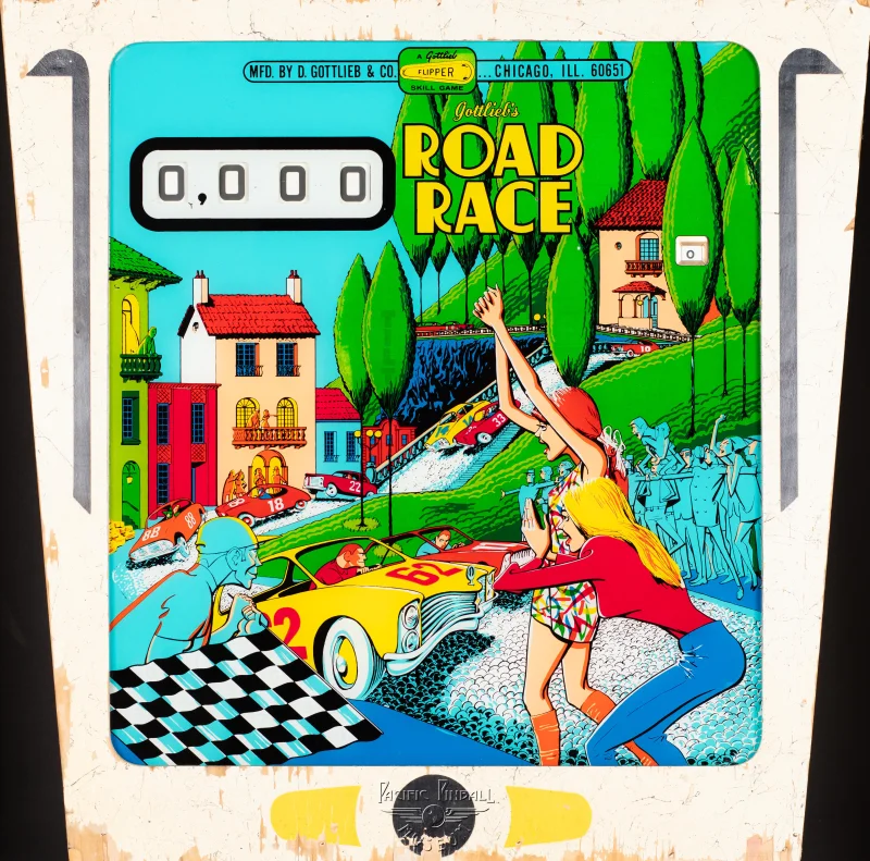 road-race-125-bg.jpg pinball machine - Preview image showing playfield artwork and design details