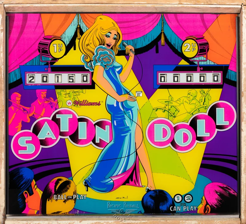 satin-doll-671-bg.jpg pinball machine - Preview image showing playfield artwork and design details