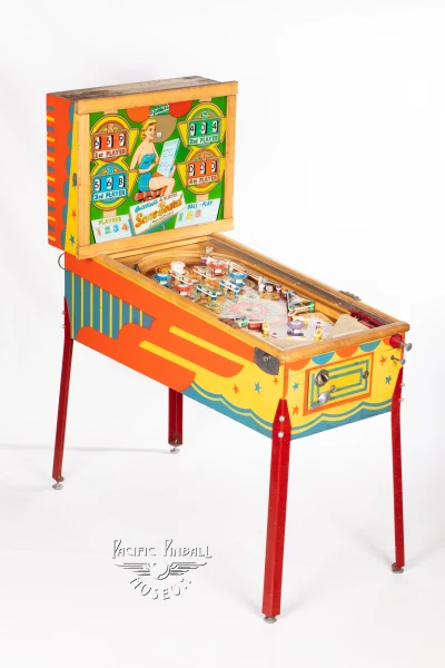 score-board-323-34.jpg pinball machine - Preview image showing playfield artwork and design details