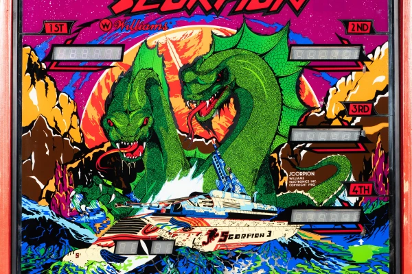 scorpion-1019-bg.jpg pinball machine - Preview image showing playfield artwork and design details