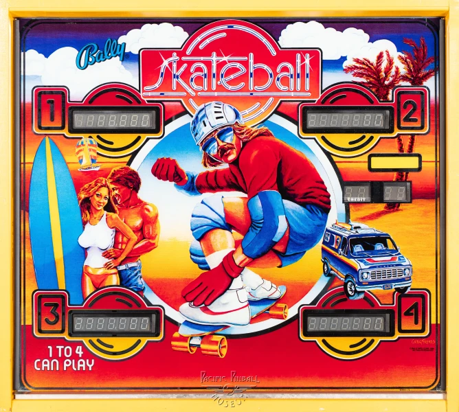 skateball-576-bg.jpg pinball machine - Preview image showing playfield artwork and design details