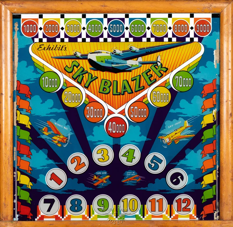 sky-blazer-1546-bg.jpg pinball machine - Preview image showing playfield artwork and design details