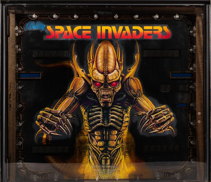space-invaders-573-bg.jpg pinball machine - Preview image showing playfield artwork and design details