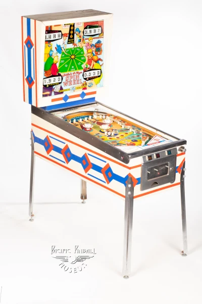 spin-wheel-197-34.jpg pinball machine - Preview image showing playfield artwork and design details