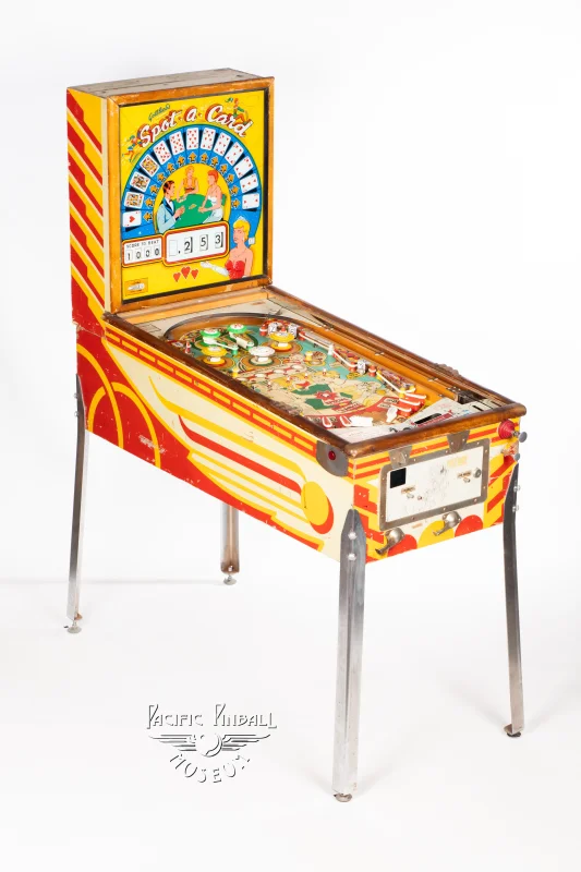 spot-a-card-398-34.jpg pinball machine - Preview image showing playfield artwork and design details