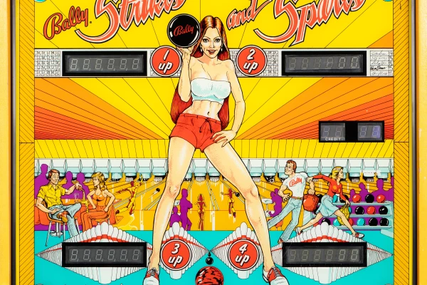 strikes-and-spares-24-bg.jpg pinball machine - Preview image showing playfield artwork and design details
