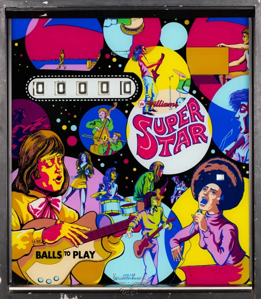 super-star-1100-bg.jpg pinball machine - Preview image showing playfield artwork and design details