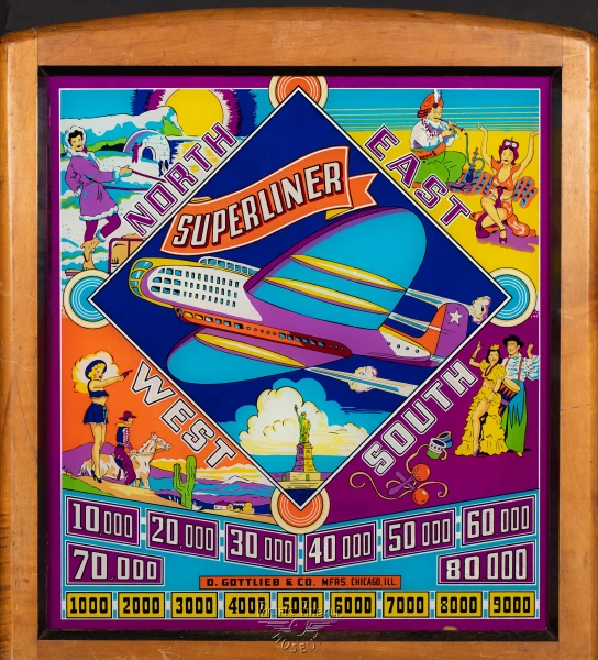 superliner-1522-bg.jpg pinball machine - Preview image showing playfield artwork and design details