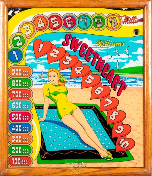 sweetheart-1410-bg.jpg pinball machine - Preview image showing playfield artwork and design details