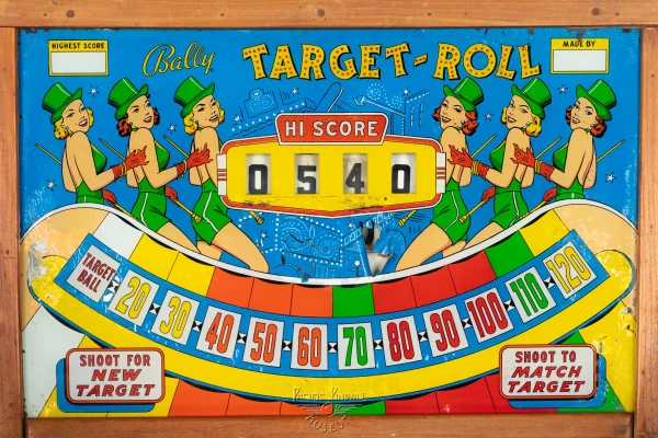 target-roll-1199-bg.jpg pinball machine - Preview image showing playfield artwork and design details