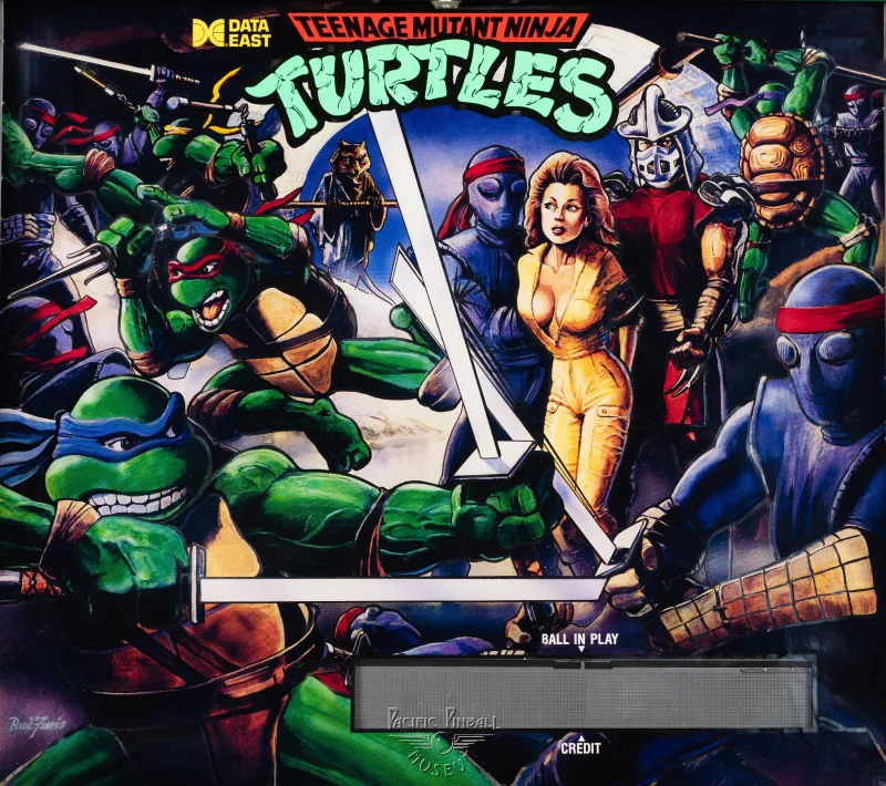 teenage-mutant-ninja-turtles-512-bg.jpg pinball machine - Preview image showing playfield artwork and design details