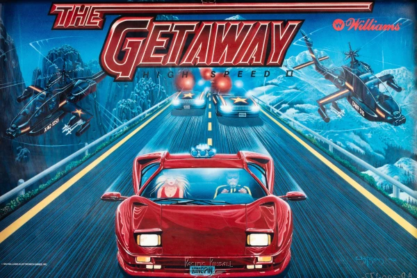 the-getaway-high-speed-ii-509-bg.jpg pinball machine - Preview image showing playfield artwork and design details