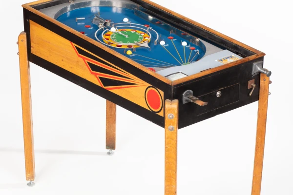 time-1193-34.jpg pinball machine - Preview image showing playfield artwork and design details