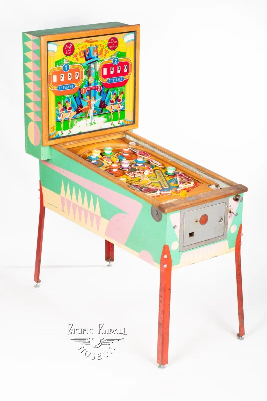 top-hat-1295-34.jpg pinball machine - Preview image showing playfield artwork and design details