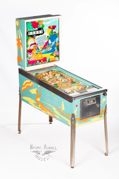 travel-time-1236-34.jpg pinball machine - Preview image showing playfield artwork and design details