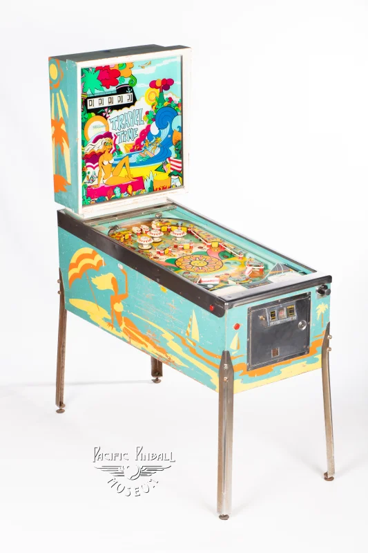 travel-time-1236-34.jpg pinball machine - Preview image showing playfield artwork and design details