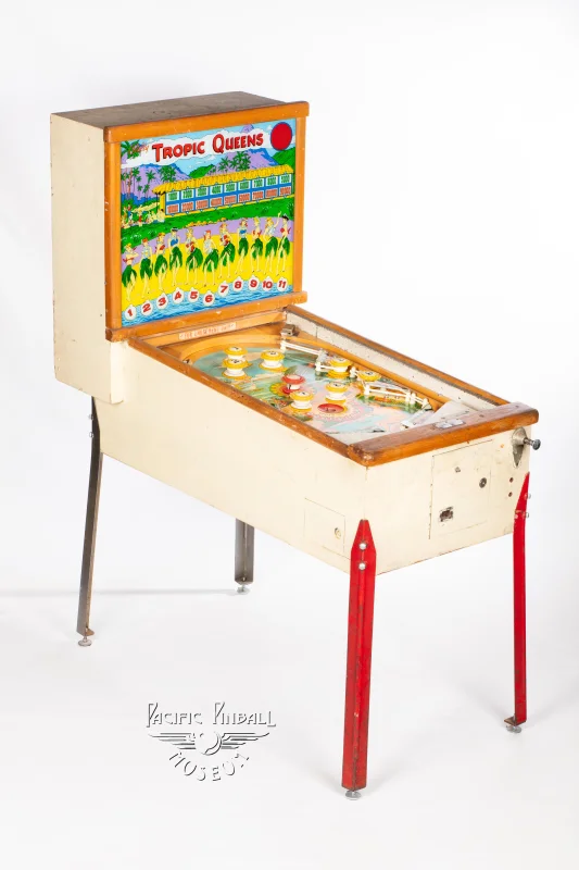 tropic-queens-914-34.jpg pinball machine - Preview image showing playfield artwork and design details