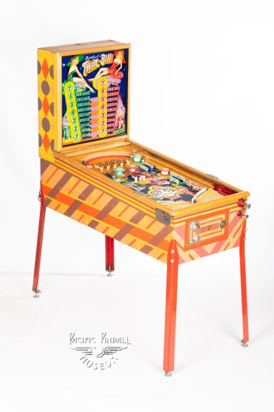 twin-bill-1288-34.jpg pinball machine - Preview image showing playfield artwork and design details