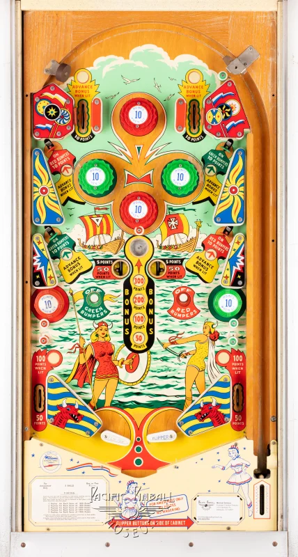 viking-476-pf.jpg pinball machine - Preview image showing playfield artwork and design details
