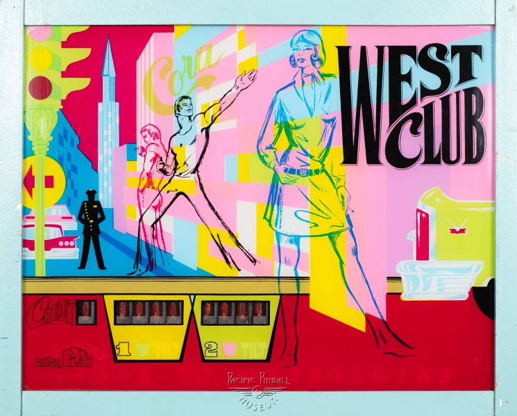 west-club-800-bg.jpg pinball machine - Preview image showing playfield artwork and design details